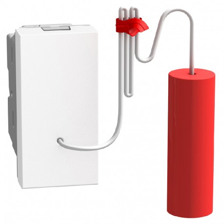 YW4033 BTCINO LW-PULS HANDLE 1P 10A 1M WH