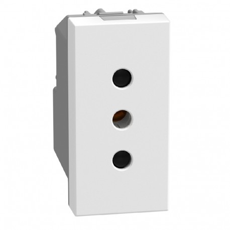 YW4113 BTCINO BASE DI SINISTRA IT 2P+T 10A 1M WH