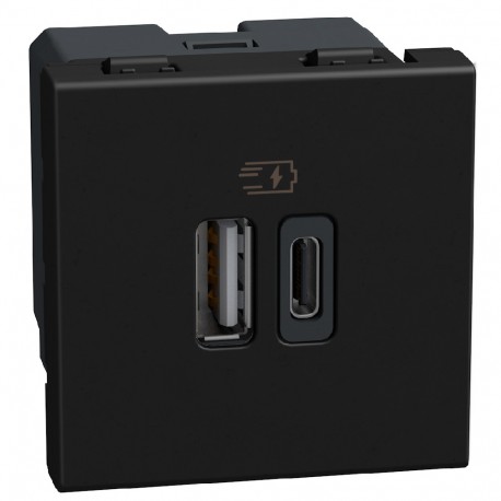 YD4287C2 BTCINO LW-BASE USB A+C 3A 15W 2M DK