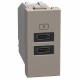 YG4191CC BTCINO BASE LW USB C+C 3A 15W 1M ST