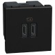 YD4293CC BTCINO BASE LW USB C+C 30W 2M DK
