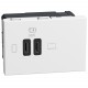 YW4395CC BTCINO BASE LW USB C+C 63W PD 3M WH