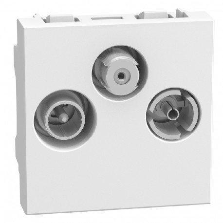 YW4210M2D BTCINO BASE LW TV-R-SAT UNICA 2M WH