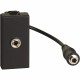 YD4280 BTCINO PRESA AUDIO BASE LW 3.5 1M DK
