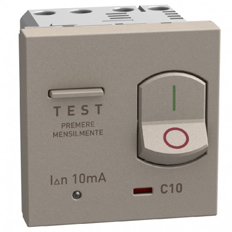 YG4305A10 BTCINO LW-M+DIF 1P+N 10A 10MA 2M ST
