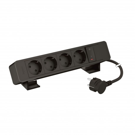 655134BK LEGRAND IN-ONDESK 4X2P+T+INTERR NG 2M
