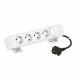655134WH LEGRAND IN-ONDESK 4X2P+T +INTERR BL 2M