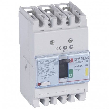 420712 LEGRAND DPX³ 160 SM 3P 50A 16KA
