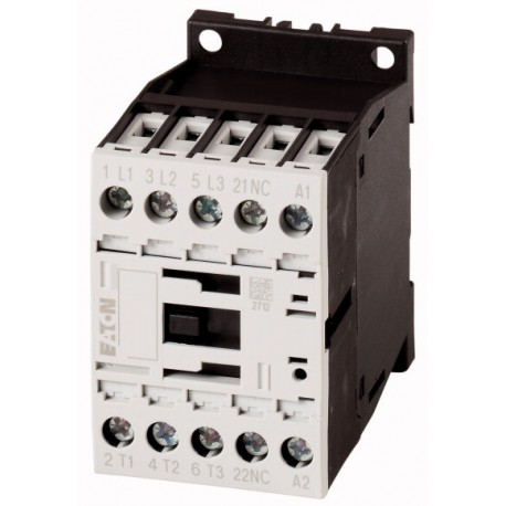 DILM7-01(*VDC) 276605 EATON ELECTRIC Contactor de potencia Conexión a tornillo 3 polos + 1 NC 7 A 3 kW 400 V..