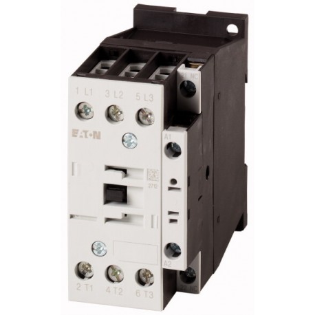 DILM25-01(*V50HZ) 277176 EATON ELECTRIC Contactor de potencia Conexión a tornillo 3 polos + 1 NC 25 A 11 kW ..