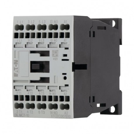 DILMC7-10(*VDC) 277409 EATON ELECTRIC Contactor de potencia Conexión a presión 3 polos + 1 NO 7 A 3 kW 400 V..