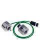 6FX2001-2CB02 SIEMENS ENCODER INCREM. 6FX2001-2CB02 RS 422 (TTL), 1024 I/V BRIDE ARBRE SYNCHRONE 6MM TENSION..