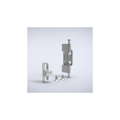 DMKS02 ELDON Kit montaje de puerta doble SS DMKS02