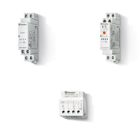 130100120000PAS FINDER Series 13 Télérupteurs électroniques et relais monostable modulaire