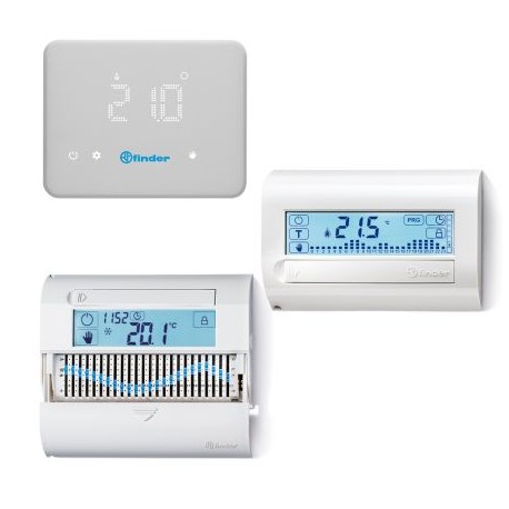 1C.71.9.003.0101 1C7190030101 FINDER 1C Series Programmable room thermostats