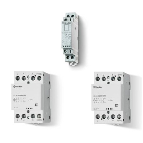 222181104000PAS FINDER 22 Series Modular contactors 25 40 63 A