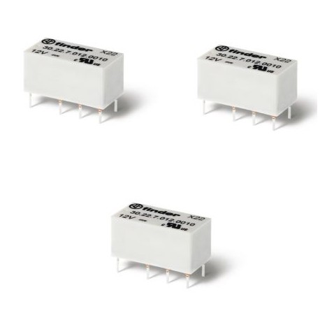 302270030010 FINDER Series 30 Relais miniatures pour circuit imprimé 2 A