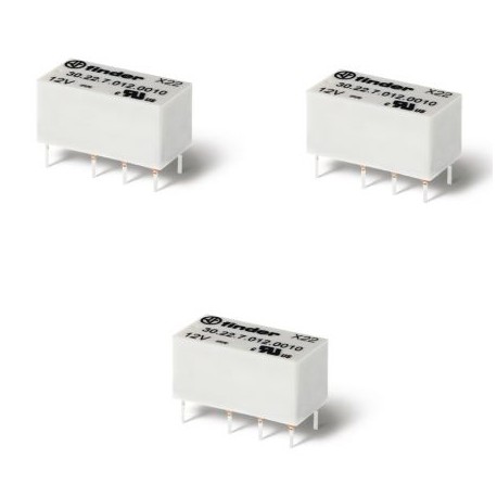302270240010 FINDER 30 Series Subminiature DIL relays 2 A