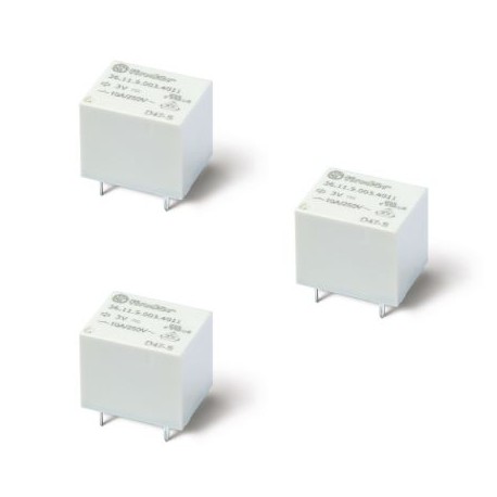 36.11.9.005.4001 361190054001 FINDER Series 36 Mini-relés para circuito impreso 10 A