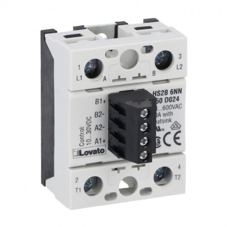 HS2B6NN050D024 LOVATO SOLID STATE RELAY 2P 50A