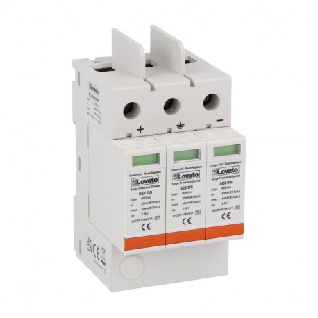 SE2DGK50M3 LOVATO DISPOSITIF DE PROTECTION CONTRE LES SURTENSIONS DE TYPE 2 1500VDC
