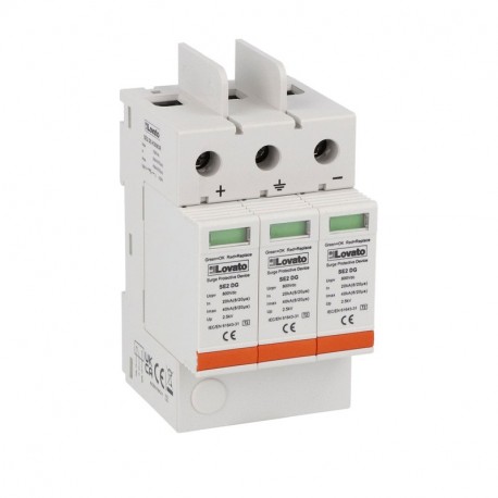 SE2DGK50M3R LOVATO SURGE PROTECTION DEVICE TYPE 2 1500VDC +