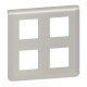 079338 LEGRAND MO-PLATE 2X2X2M THE