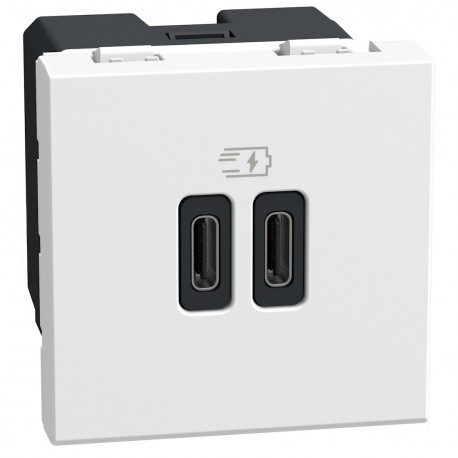 YW4293CC BTCINO BASE LW USB C+C 30W PD 2M WH