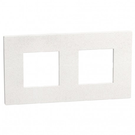 YA4802M2WM BTCINO LW-2X2M WEISSE GLIMMERPLATTE