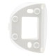 92004 LUXOMAT LUXOMAT angolo base dello zoccolo, bianco