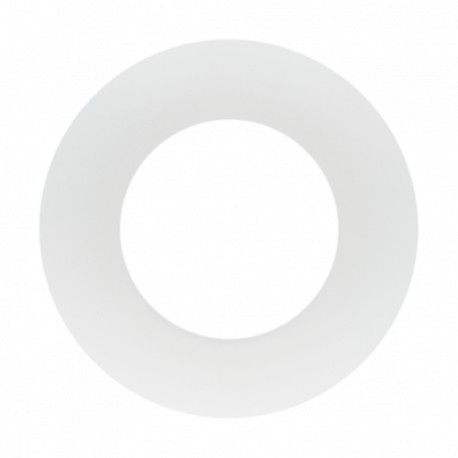 92238 LUXOMAT anello circolare per PD9-FP, RAL 9010, bianco di 35 mm