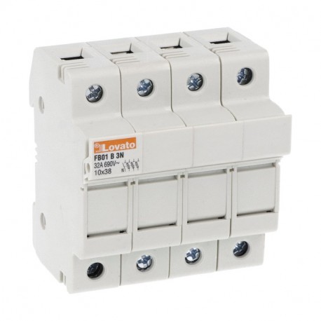 FB01B3N LOVATO 3P+N. Ohne Licht. 4 Module