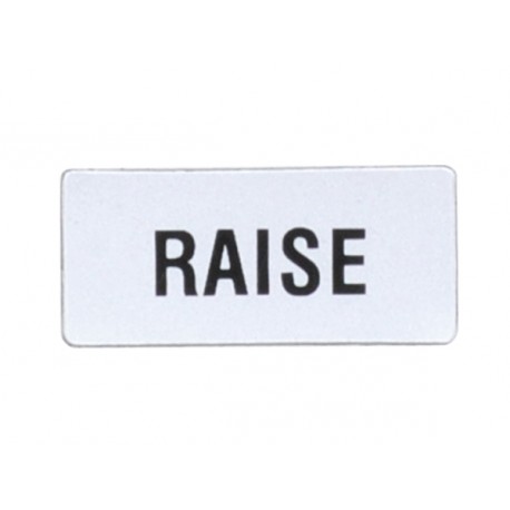 8LM2TAGB227 LM2TAGB227 LOVATO LABEL WITH TEXT FOR LPX AU100 LEGEND HOLDER, RAISE