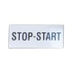 8LM2TAGB232 LM2TAGB232 LOVATO Etiqueta para portaetiquetas LPXAU100 grabada STOP-START