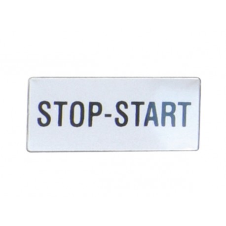 8LM2TAGB232 LM2TAGB232 LOVATO ETICHETTA CON TESTO PER PORTAETICHETTA LPX AU100, PER SELETTORI, STOP-START