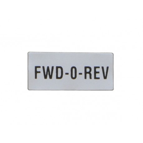 8LM2TAGB235 LM2TAGB235 LOVATO ETICHETTA CON TESTO PER PORTAETICHETTA LPX AU100, PER SELETTORI, FWD-O-REV