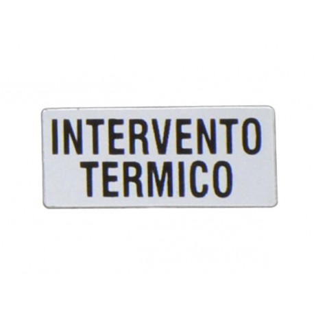 8LM2TAI237 LM2TAI237 LOVATO ETICHETTA CON TESTO PER PORTAETICHETTA LPX AU100, INTERVENTO TERMICO