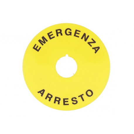 8LM2TAU112 LM2TAU112 LOVATO EMERGENZA/ARRESTO Ø90mm / 3.5in