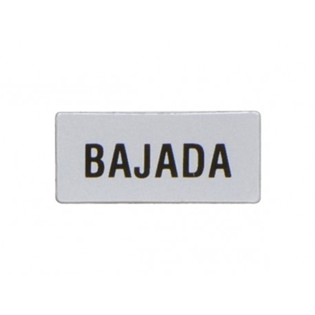 8LM2TAE218 LM2TAE218 LOVATO ETICHETTA CON TESTO PER PORTAETICHETTA LPX AU100, BAJADA