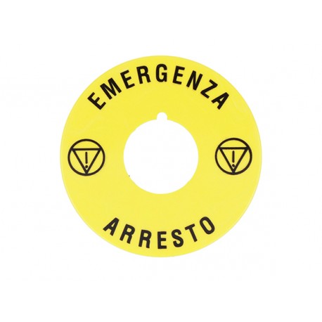 8LM2TAU114 LM2TAU114 LOVATO EMERGENZA/ARRESTO Ø60mm / 2.4in