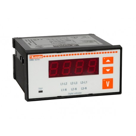DMK10R1 LOVATO 3 Phasenspannungen, 3 verkettete Spannungen, 3 max. Phasenspannungen, 3 max. verkettete Spann..