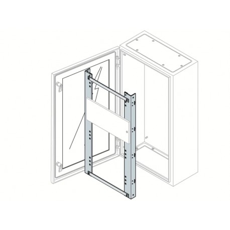 KD8060K ABB Bastidor distri.100mód.SR800x600,RAL7035