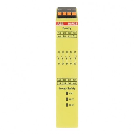 2TLA010041R0601 ABB Sentry BSR23P Relé de seguridad Push-In