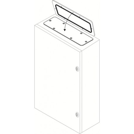 FLN4620X ABB Placa pasacable.ac.inox.600x200x2,5,1ud.