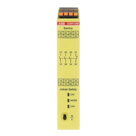 2TLA010050R0101 ABB Sentry SSR10M Relé de seguridad Push-In