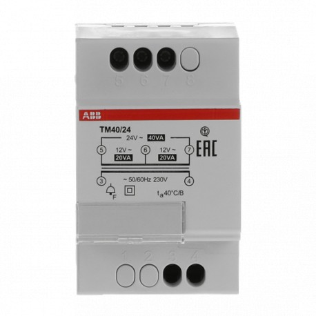 2CSM228785R0802 ABB Trasf.tensione anelli TM40/24V