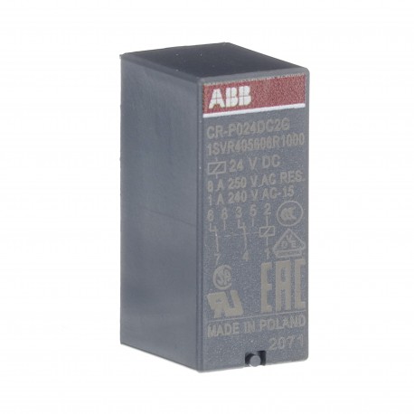 1SVR405606R1000 ABB Rele enchufable CR-P024DC2G
