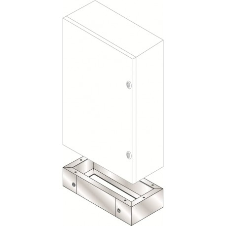 ZA5020X ABB SRX, Zócalo acero inoxidable 500x200x100