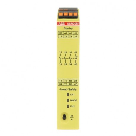 2TLA010051R0101 ABB Sentry SSR20M Relé de seguridad Push-In