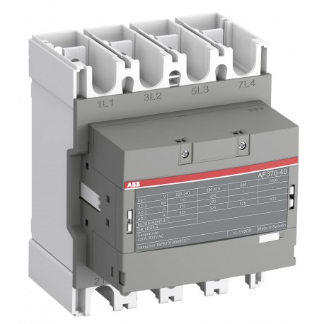 1SFL607102R1300 ABB AF370-40-00-13 CONT 4P. B. 100-250 VCA/CC